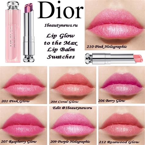 dior color reviver balm|dior lip glow balm swatches.